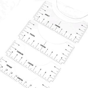 HTV Sewing Iron On Ruler Set